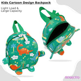 Kindergarten Cute Cartoon Kids School Bag for Boys and Girls (Green)
